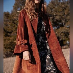 Christy Dawn The Leona Trench coat SUPER RARE - Brown Corduroy Jacket